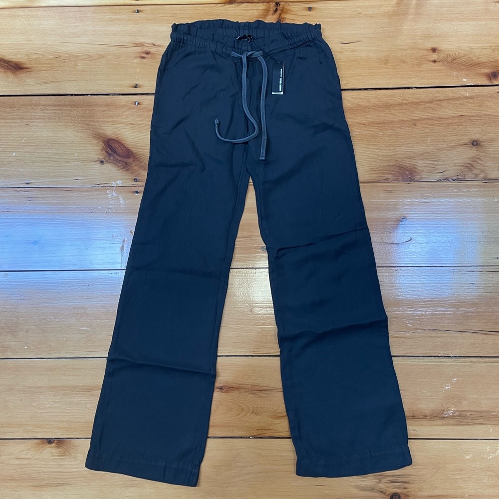 NWT James Perse Cotton Drawstring Pants Size 0/XS